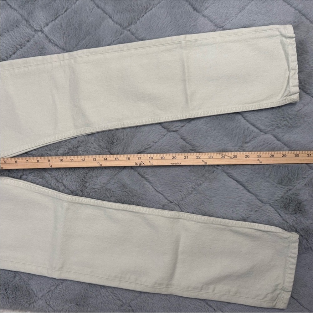 B SIDES Straight Leg Tapered Jeans Size 26 Organic Cotton Made In USA - Picture 6 of 16